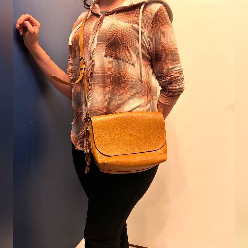 FOSSIL MAYA LEATHER CROSSBODY BAG - Picture 15 of 15